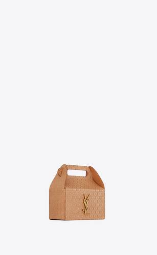 take-away box in vegetable-tanned leather
