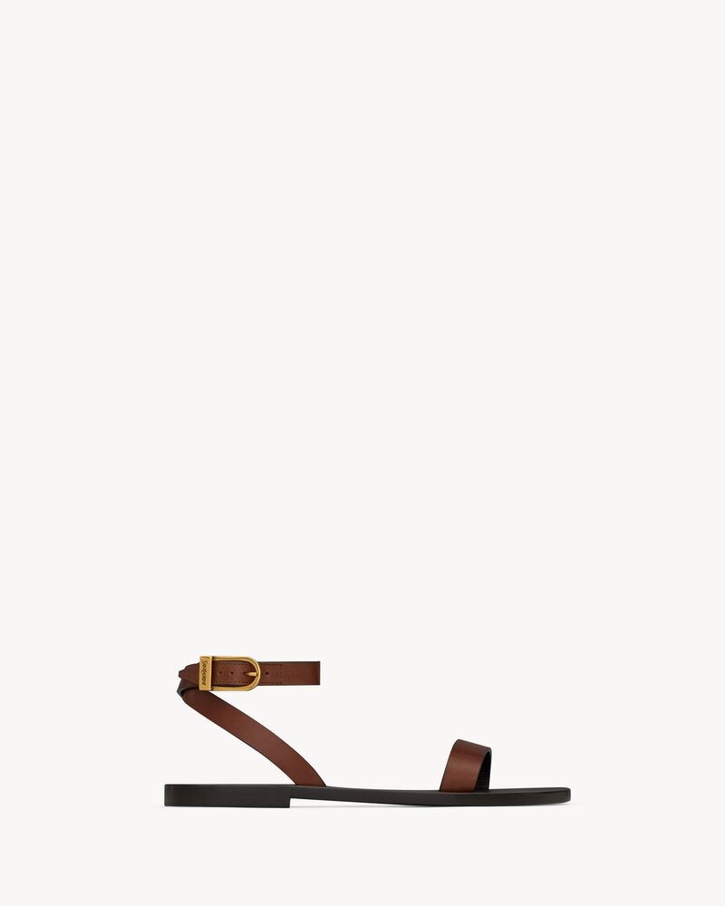 SAHARA sandals in smooth leather