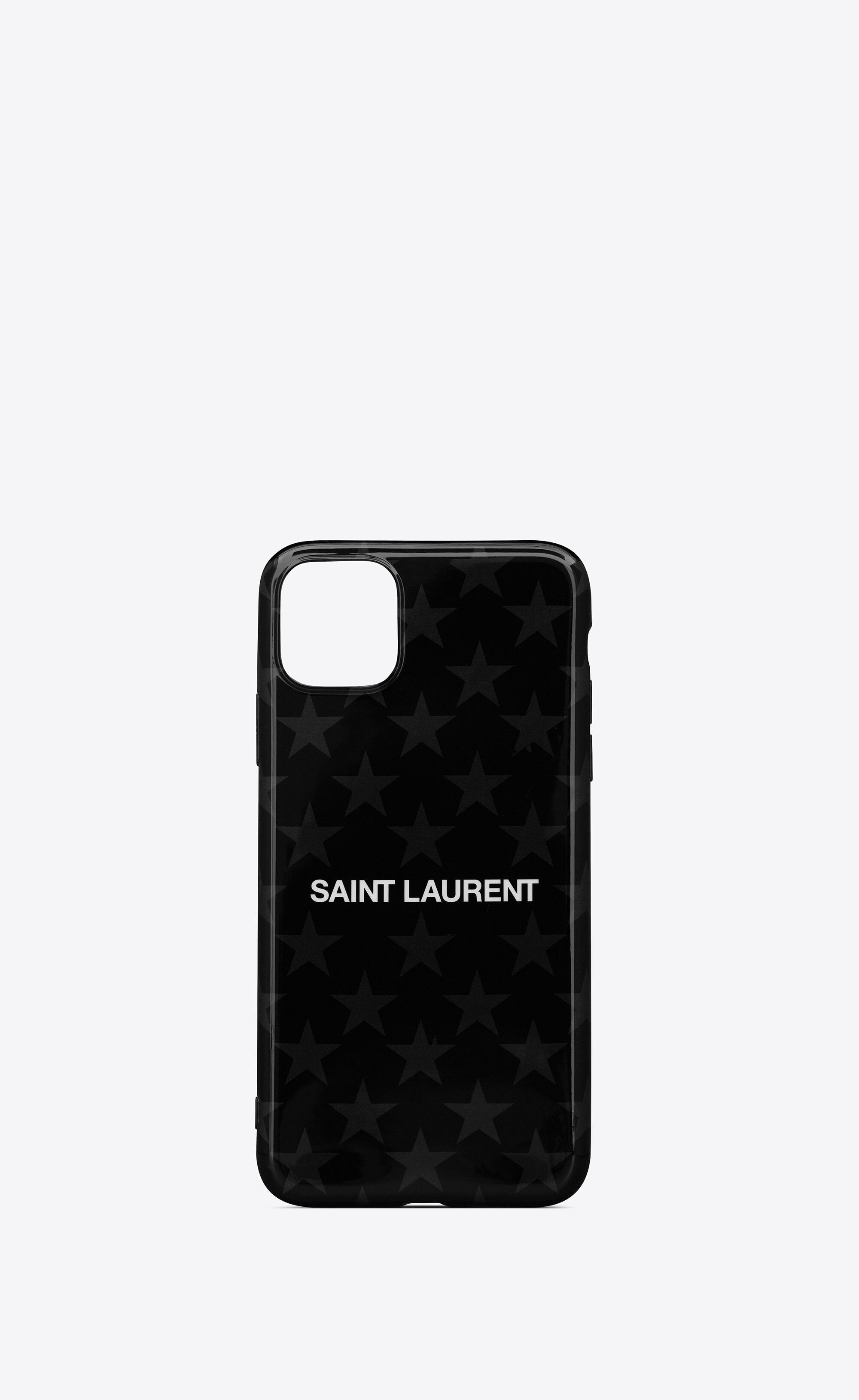 Iphone 12 Pro Case In Saint Laurent Star Printed Silicone Iphone 12 Pro Case In Saint Laurent Star Printed Silicone