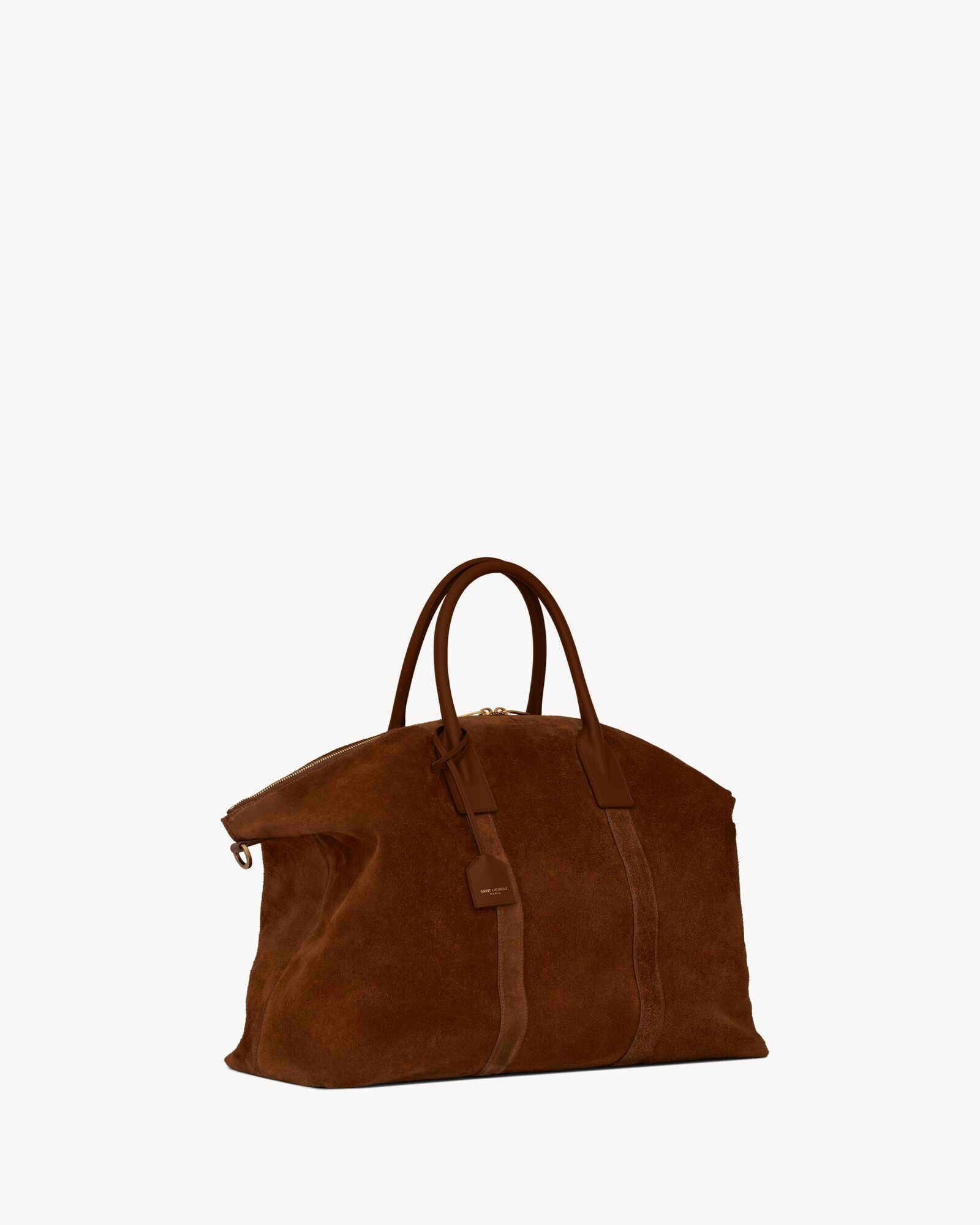 GIANT BOWLING bag in suede Saint Laurent