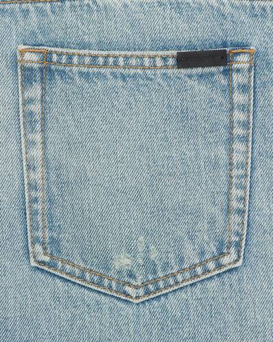 CINDY jeans in dark summer blue denim | Saint Laurent | YSL.com