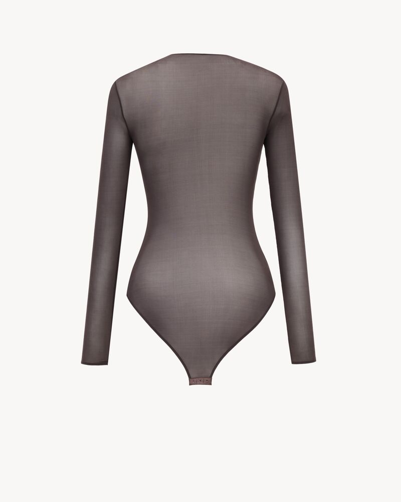 crewneck bodysuit in jersey