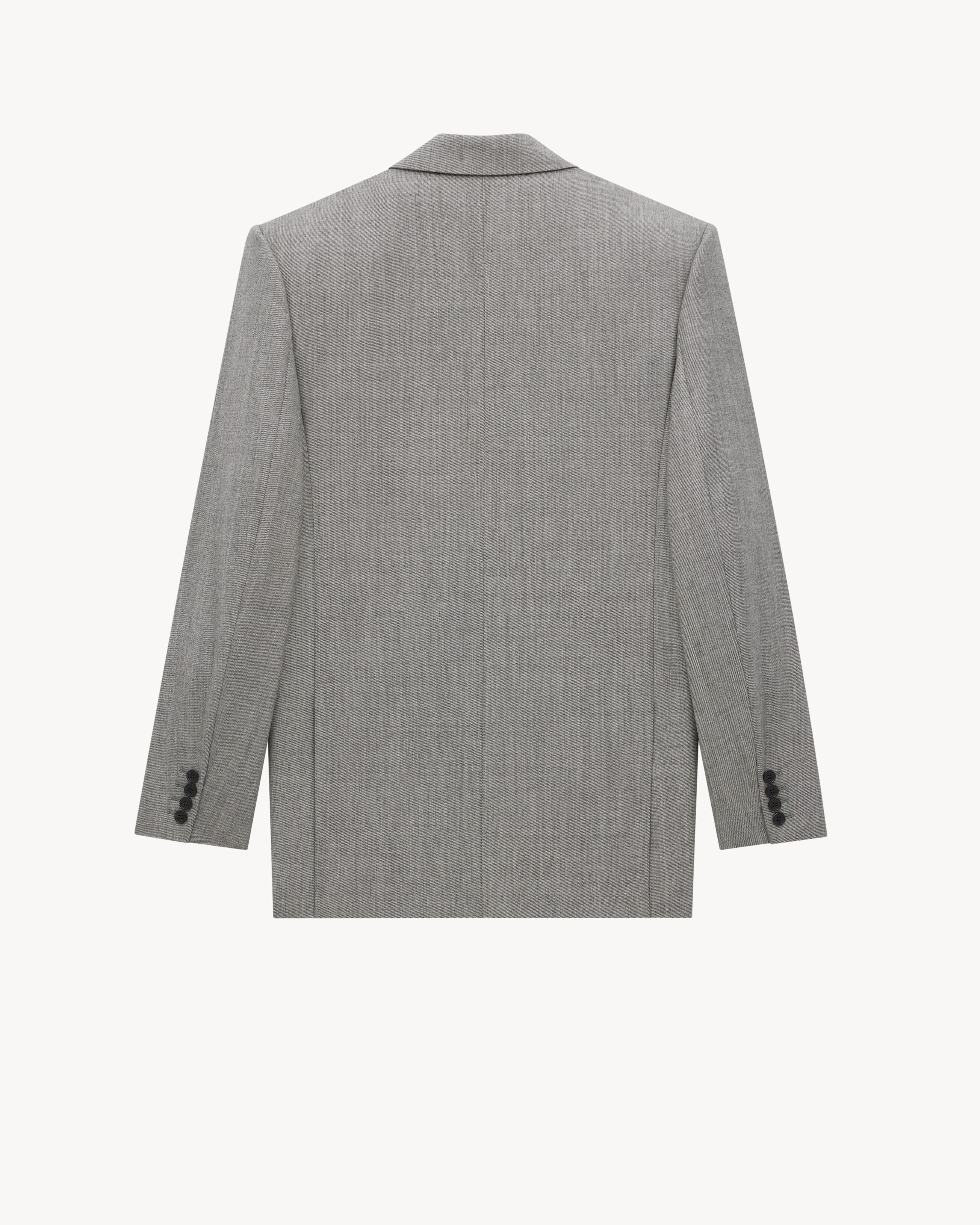 blazer em sarja de lã