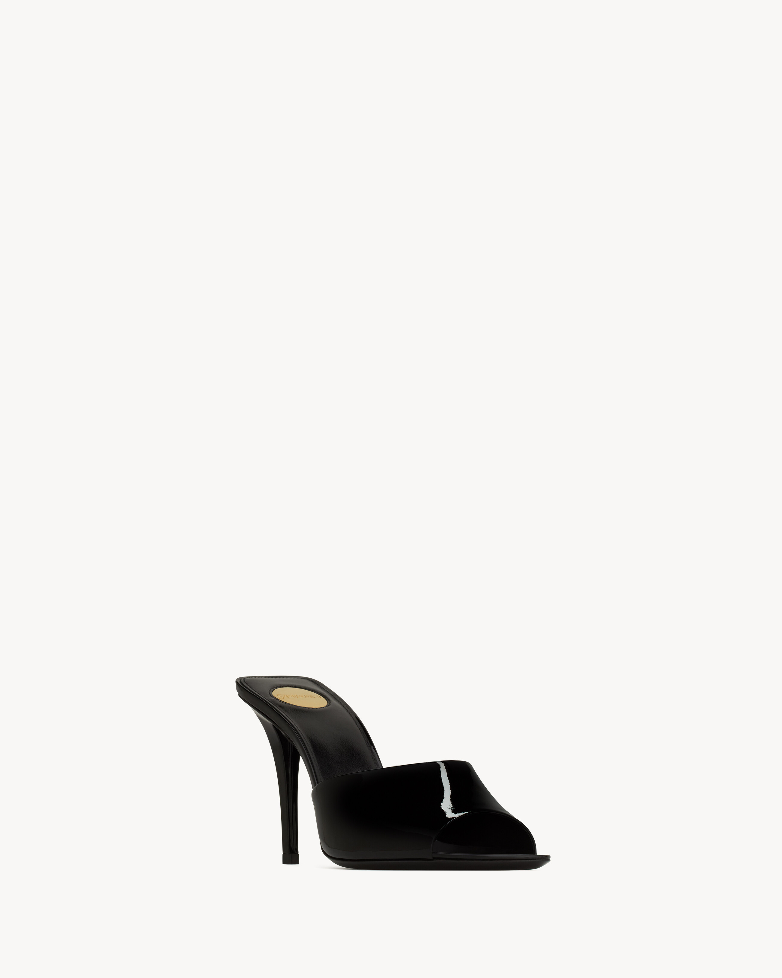 ROMY mules in patent leather | Saint Laurent | YSL.com