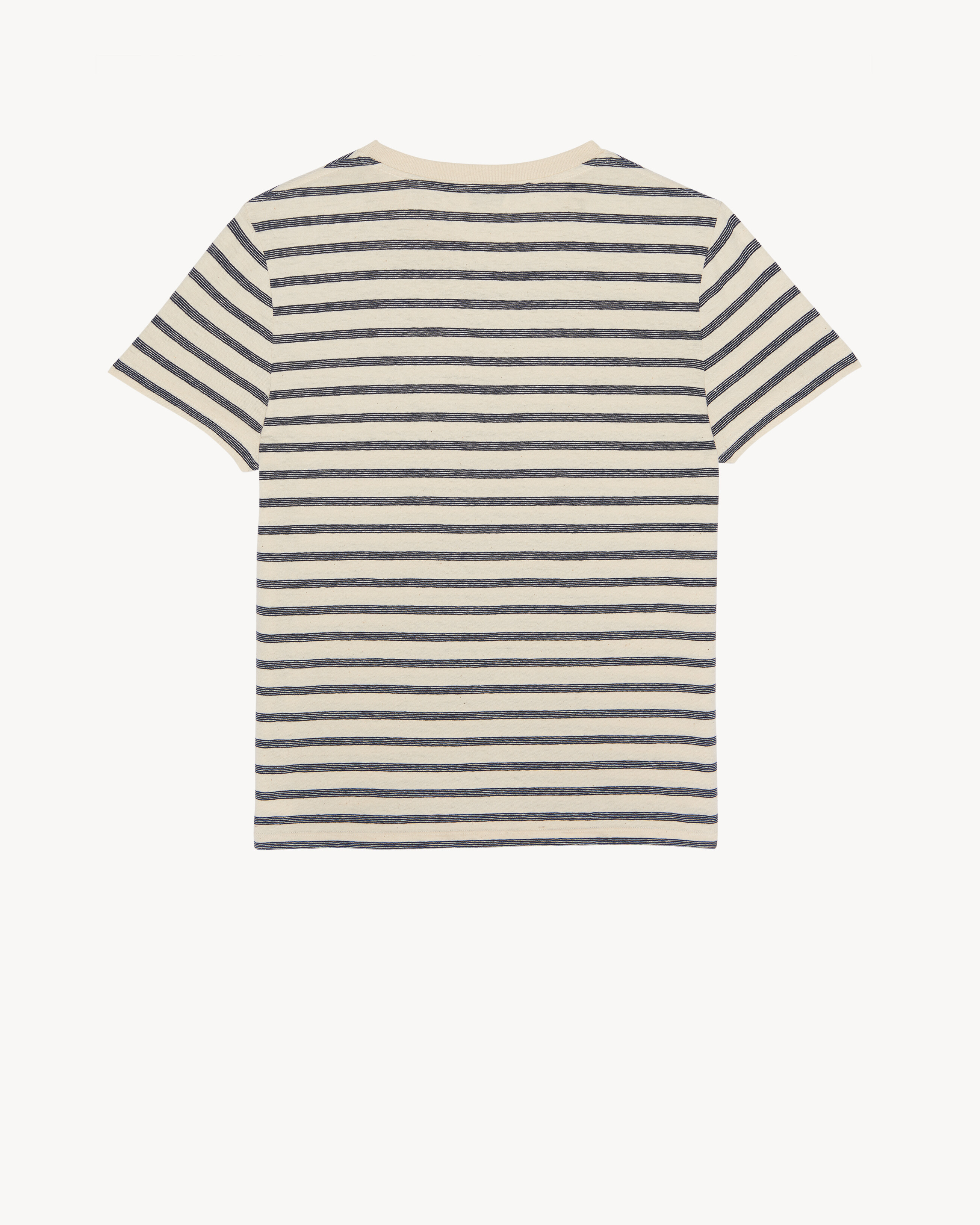 Gestreiftes T-Shirt aus Jersey mit Monogramm