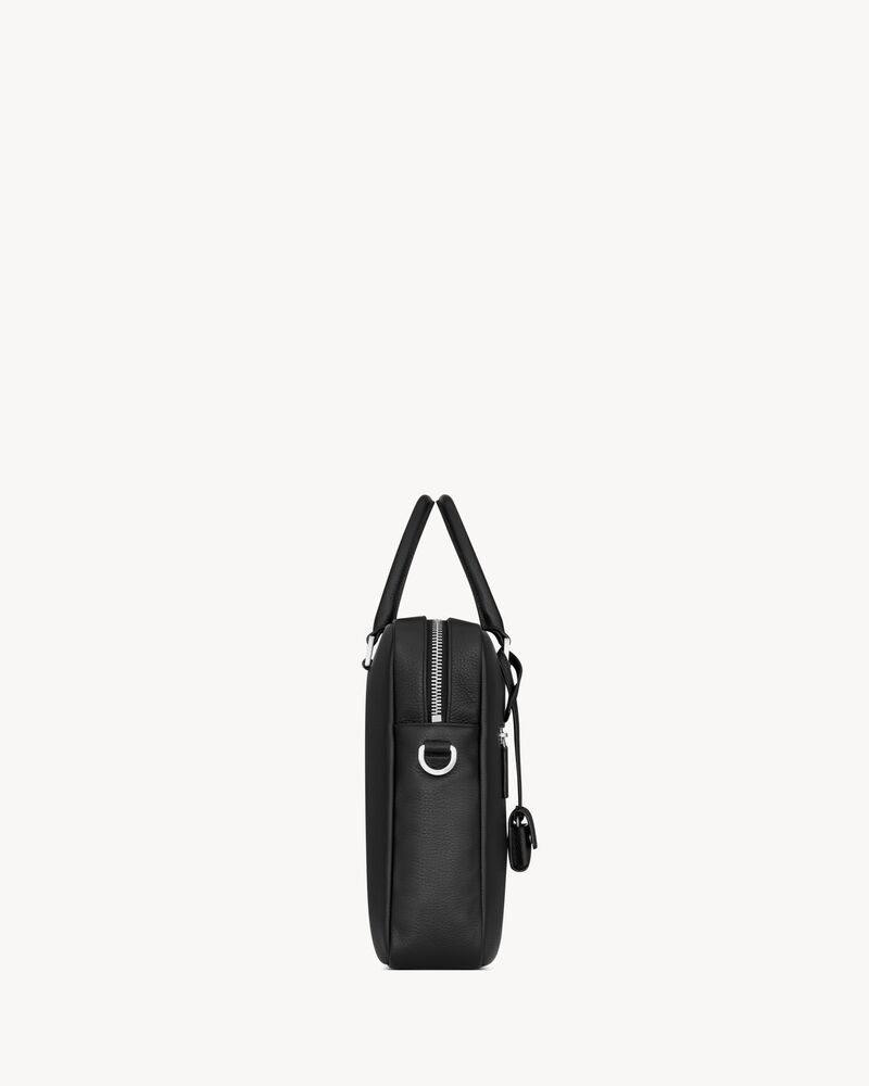 sac de jour briefcase in grained leather