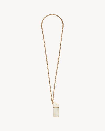 Mens ysl clearance necklace