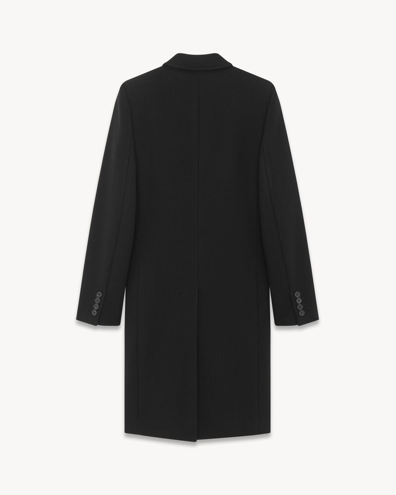 coat in wool and cashmere