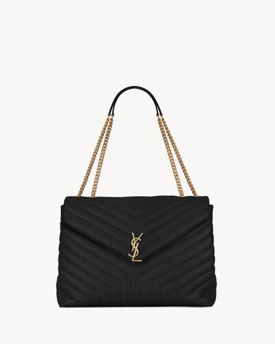 Medium loulou matelasse suede shoulder bag Clearance