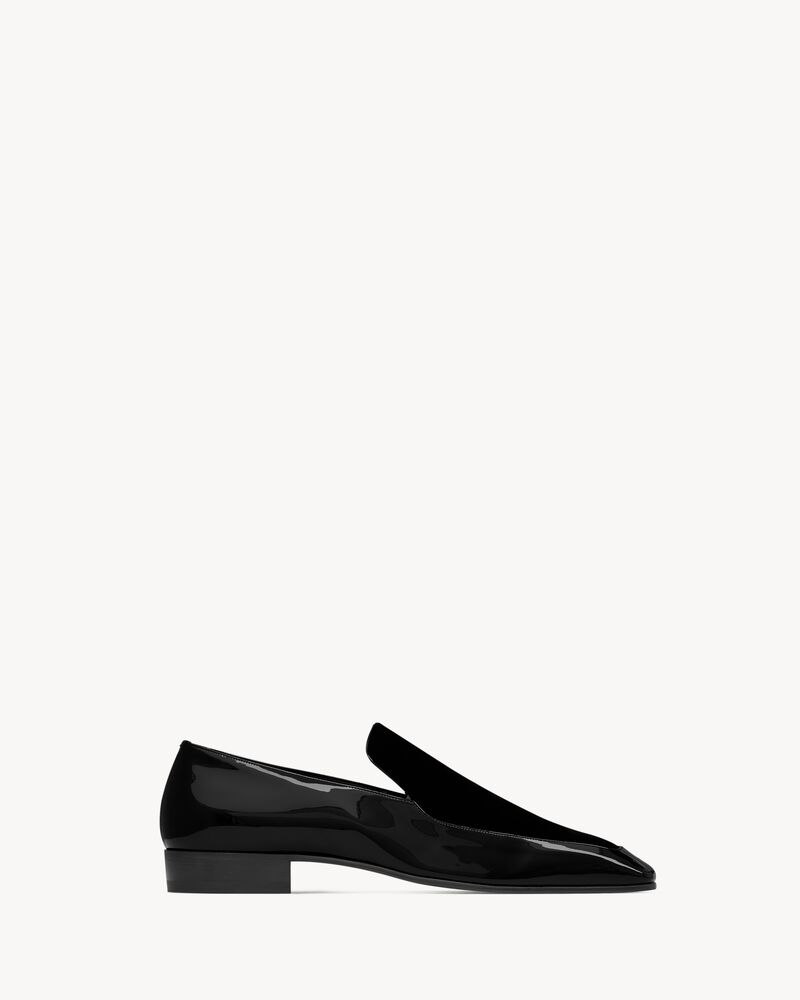 GABRIEL Loafer aus Lackleder und Samt