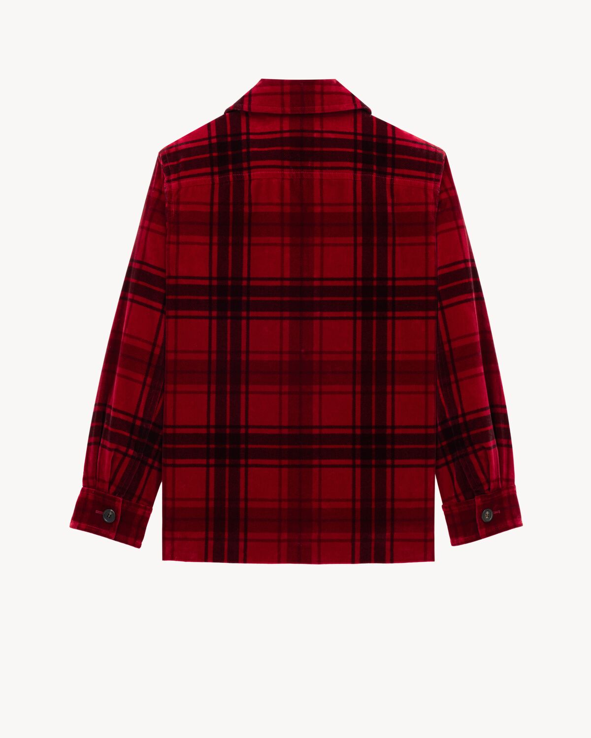tartan jacket in velvet