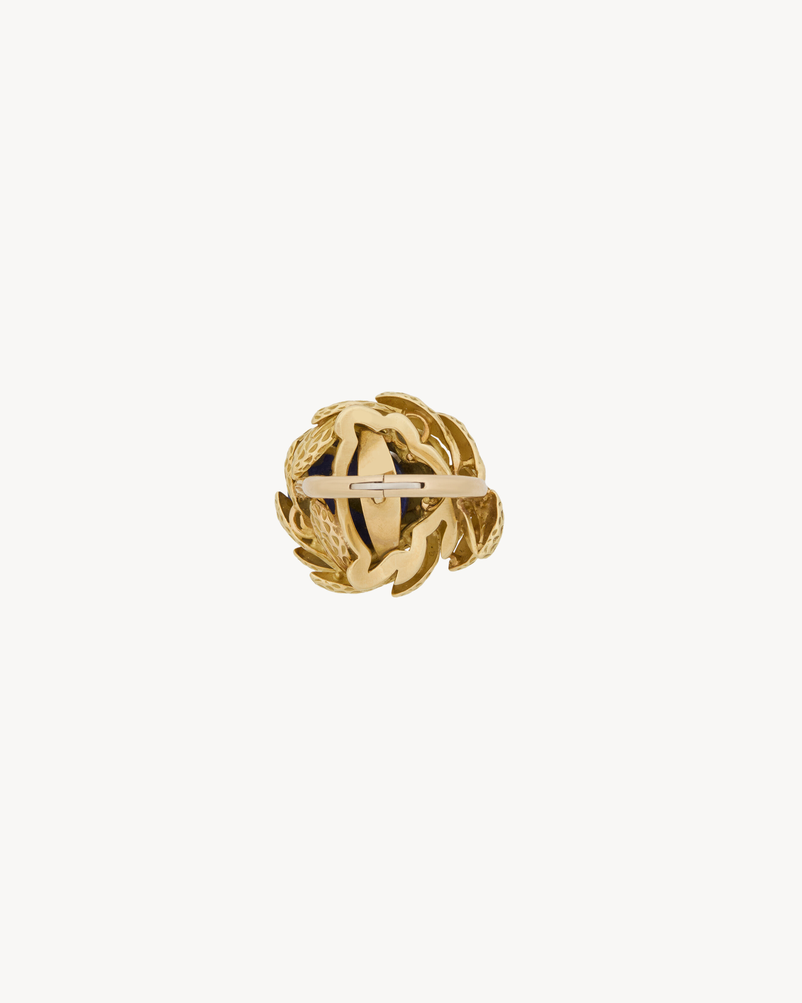 VINTAGE RING IN YELLOW GOLD AND LAPIS LAZULI