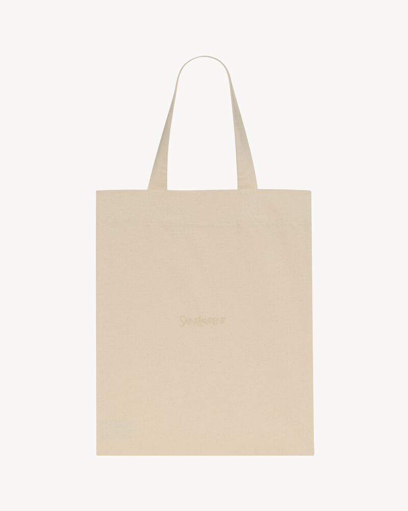 SAINT LAURENT TOTEBAG IN BRUSHED COTTON