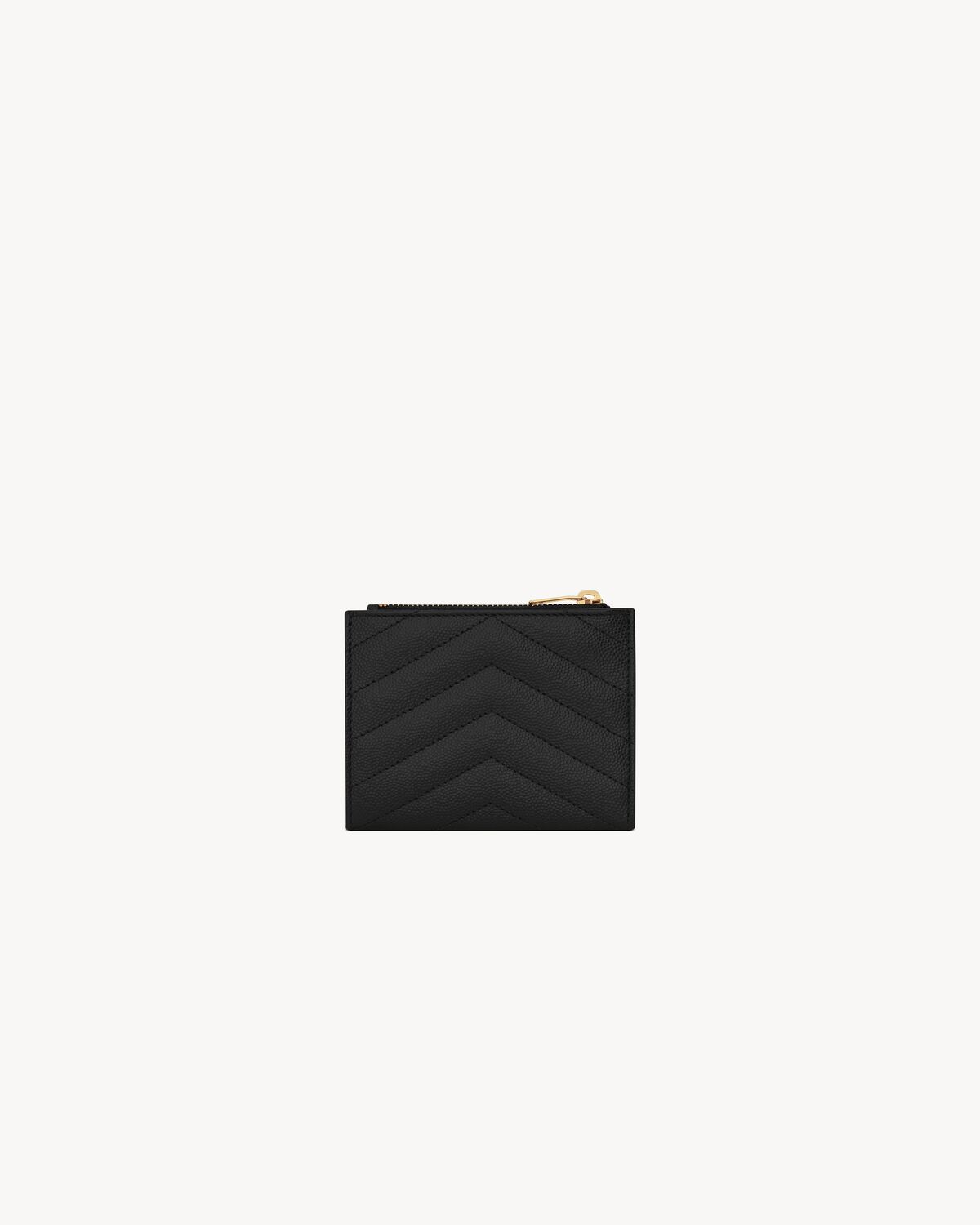 CASSANDRE MATELASSÉ bi-fold wallet in grain de poudre leather