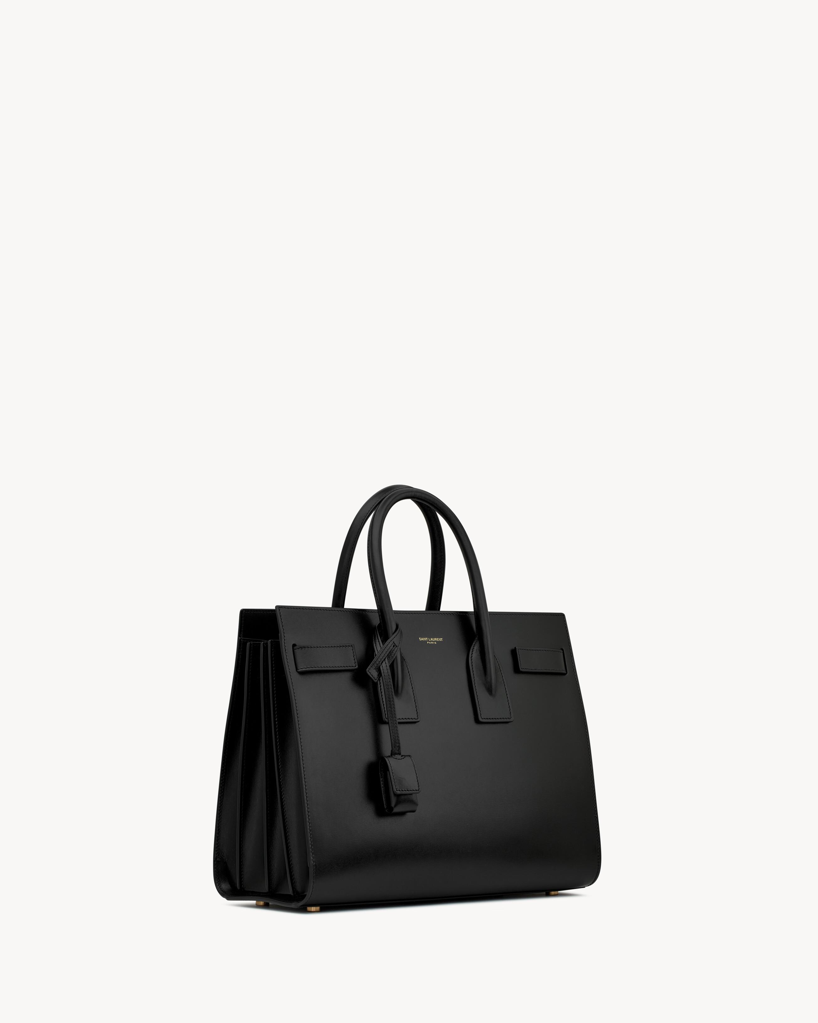 SAC DE JOUR IN SMOOTH LEATHER SMALL in Black Saint Laurent