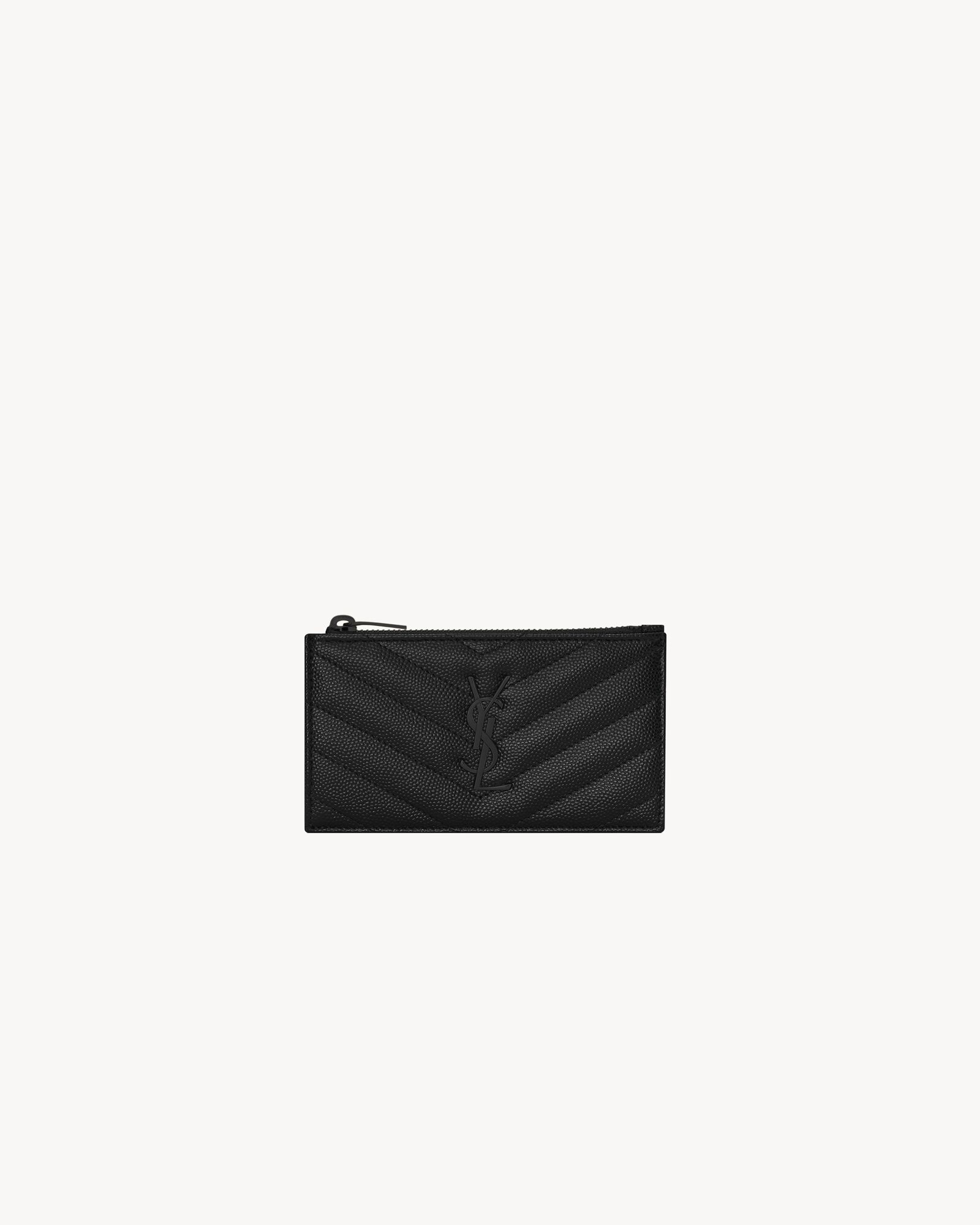 CASSANDRE MATELASSÉ FRAGMENTS CARD CASE IN GRAIN DE POUDRE CASSANDRE MATELASSÉ FRAGMENTS CARD CASE IN GRAIN DE POUDRE