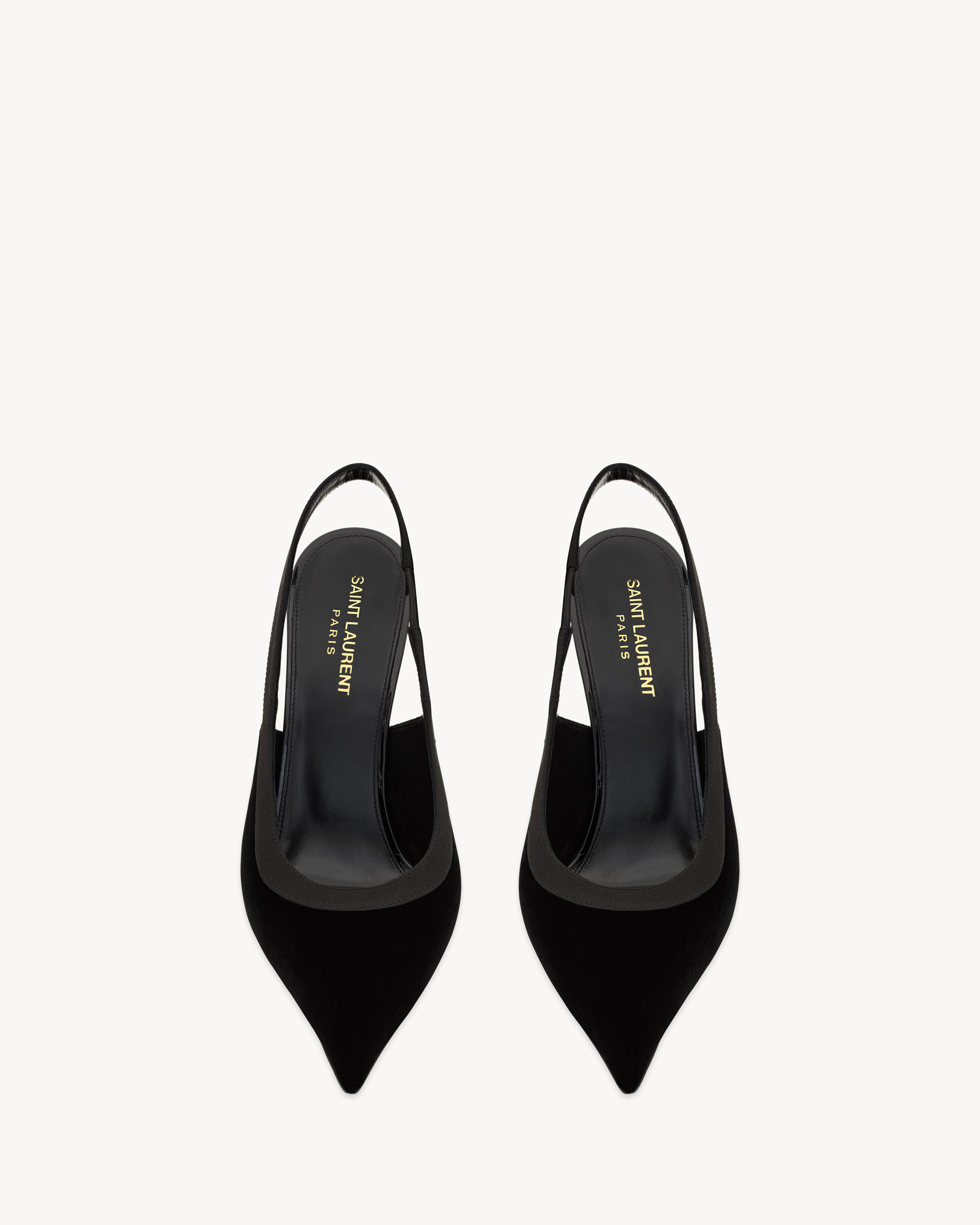 Décolleté aperte sul retro VICTOIRE in velluto