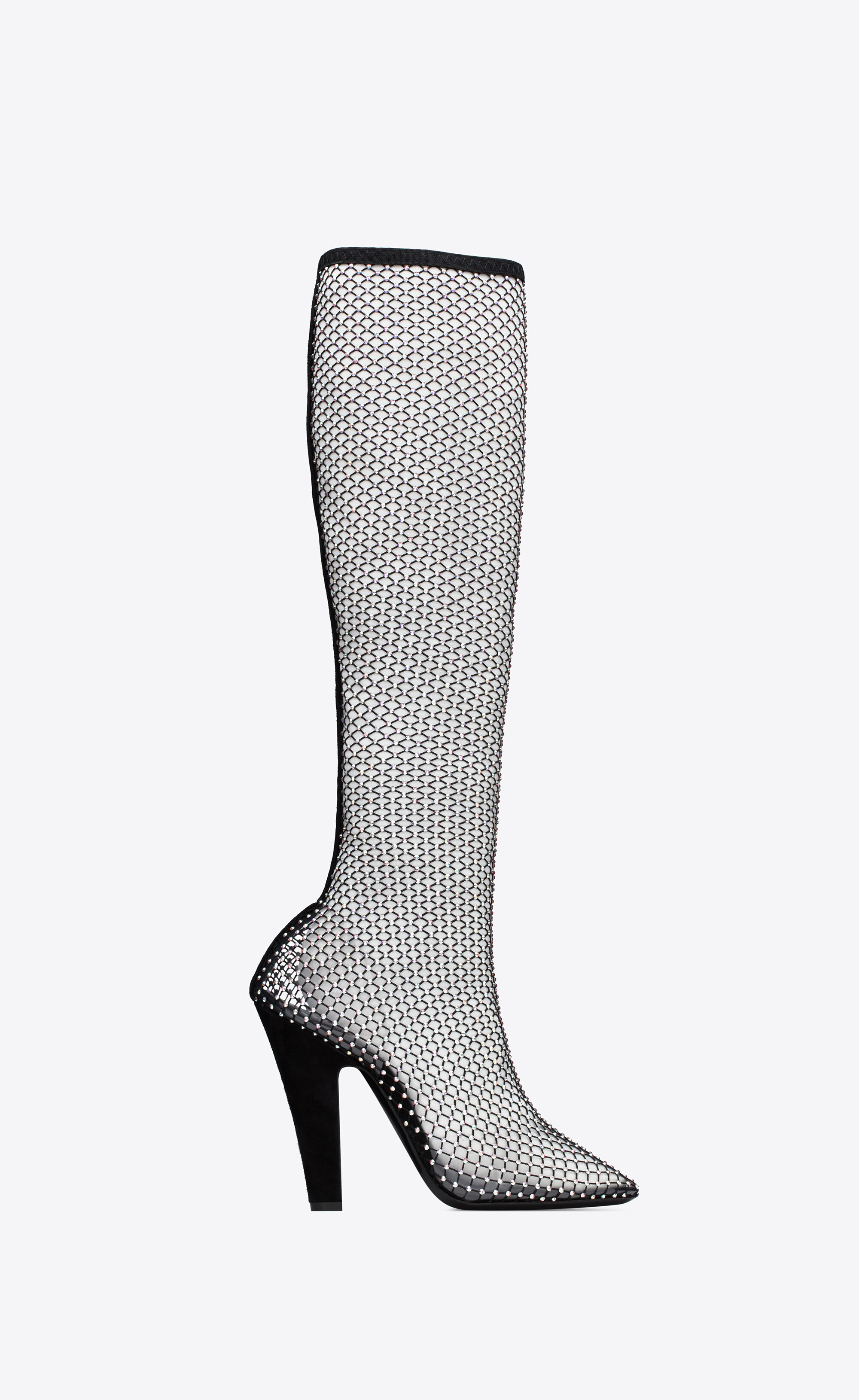 Rhinestone encrusted best sale thigh high boots