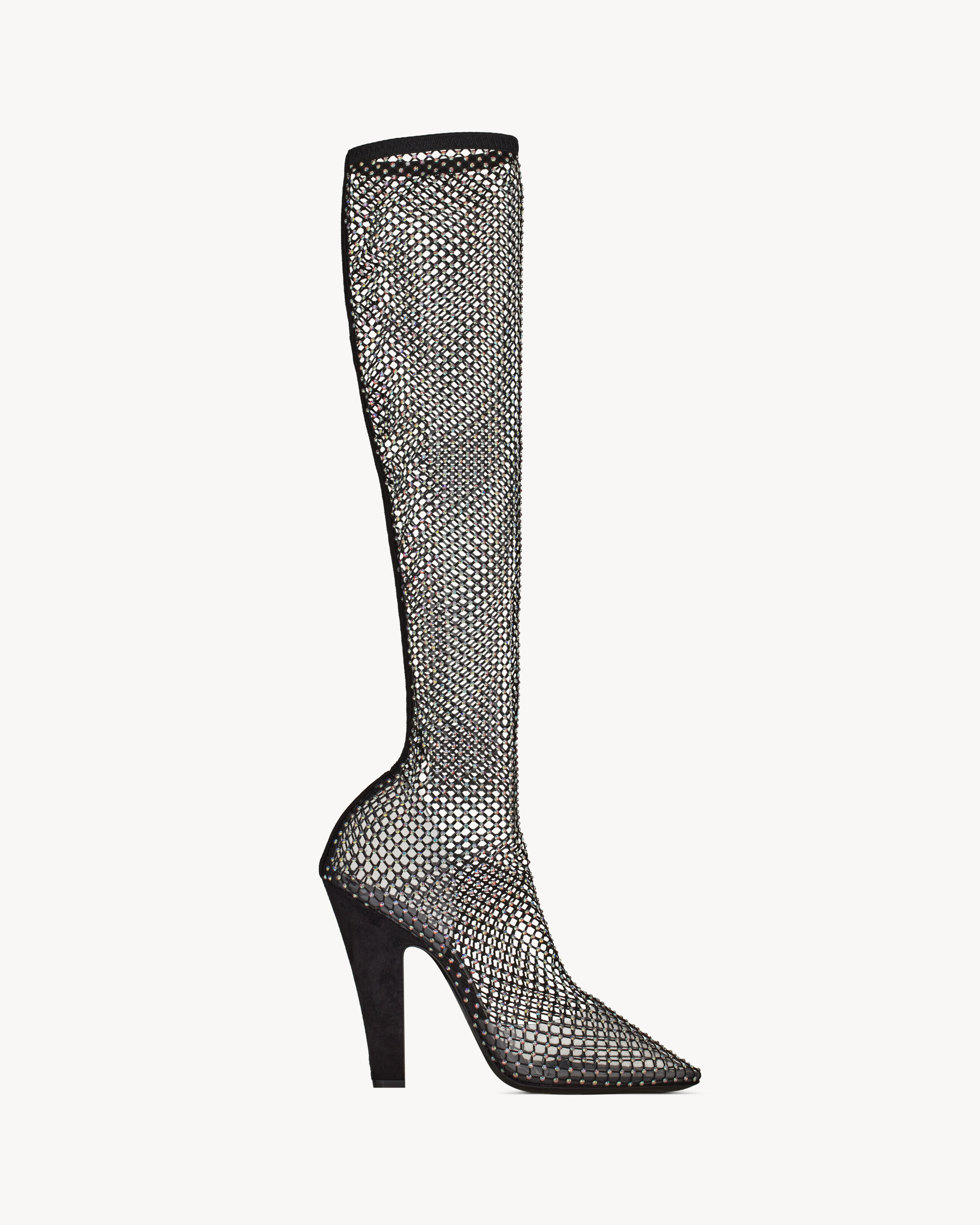 68 Boots In Mesh With Rhinestones Saint Laurent United States Ysl Com 68 Boots In Mesh With Rhinestones Saint Laurent United States Ysl Com
