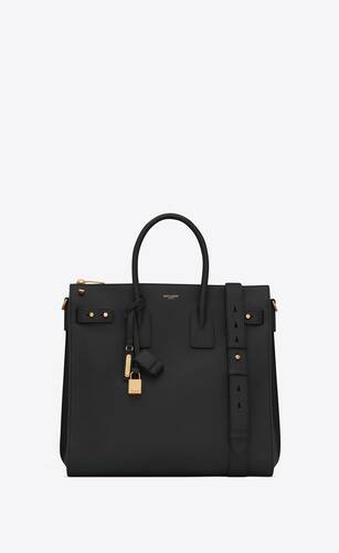 sac de jour north/south tote in grained leather