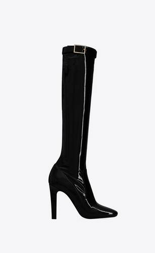 Bottes Saint Laurent en coloris Noir Femme Chaussures Bottes Bottes à talons 