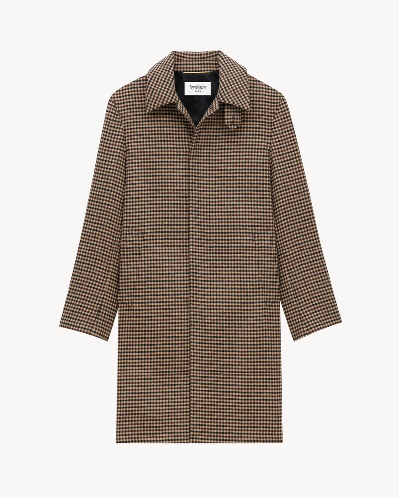 mac coat in vichy check