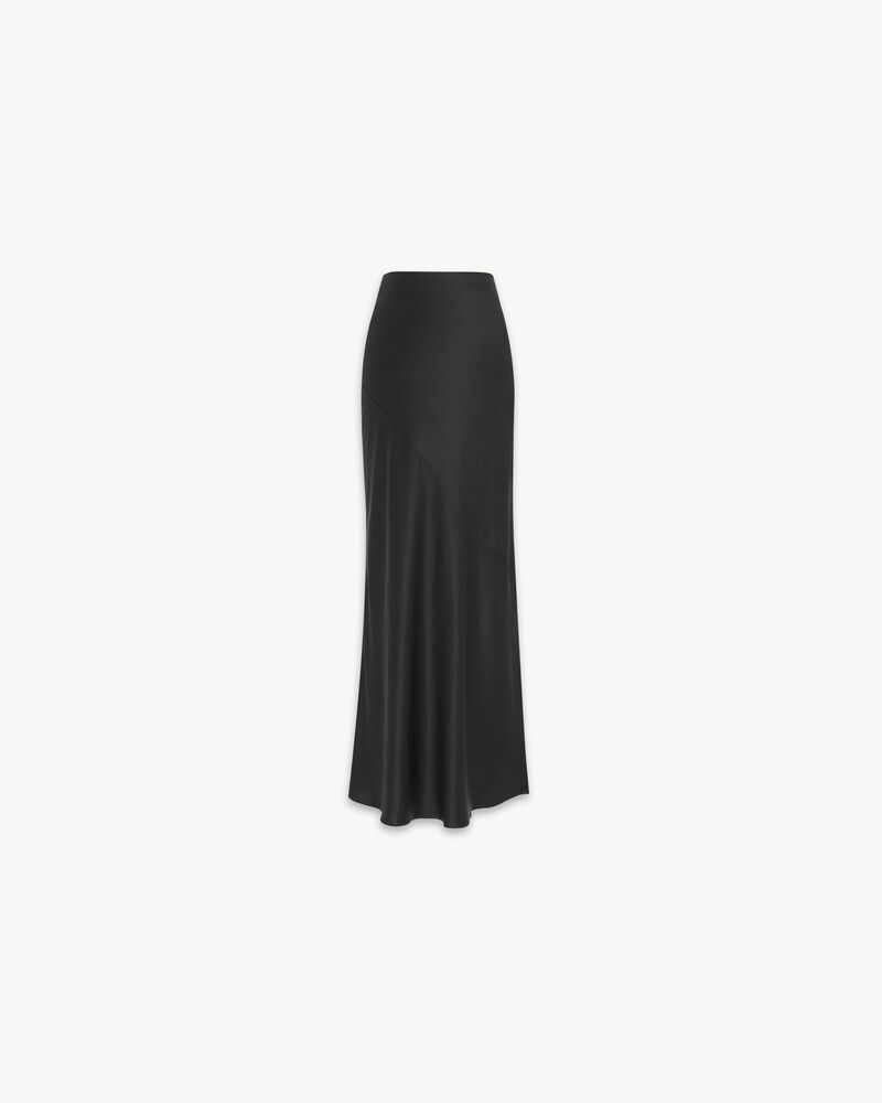 Satin crepe maxi skirt Clearance