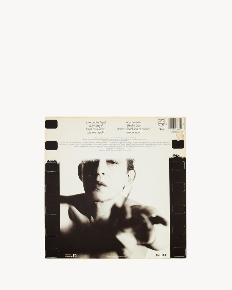 SERGE GAINSBOURG LOVE ON THE BEAT ブラック | Saint Laurent | YSL