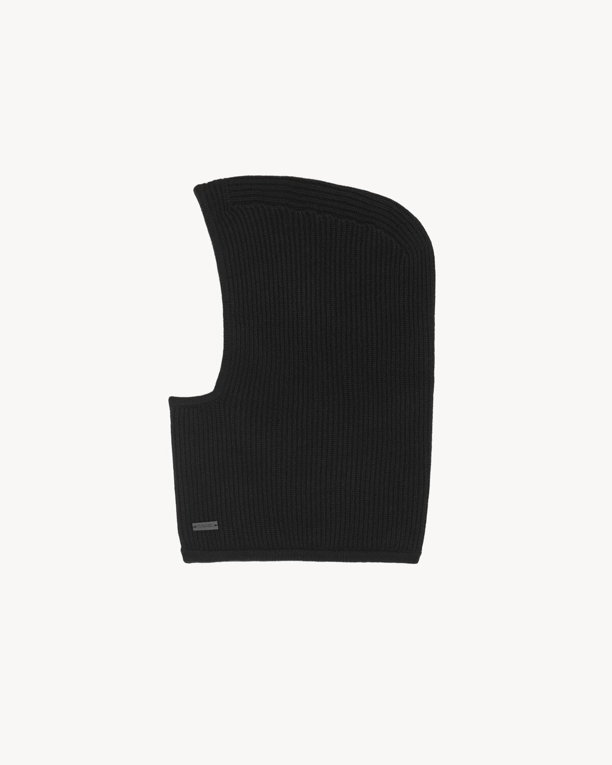 Ribbed balaclava in cashmere Saint Laurent