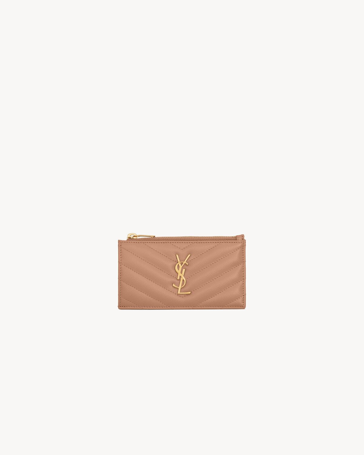 cassandre saint laurent matelassé large zipped pouch