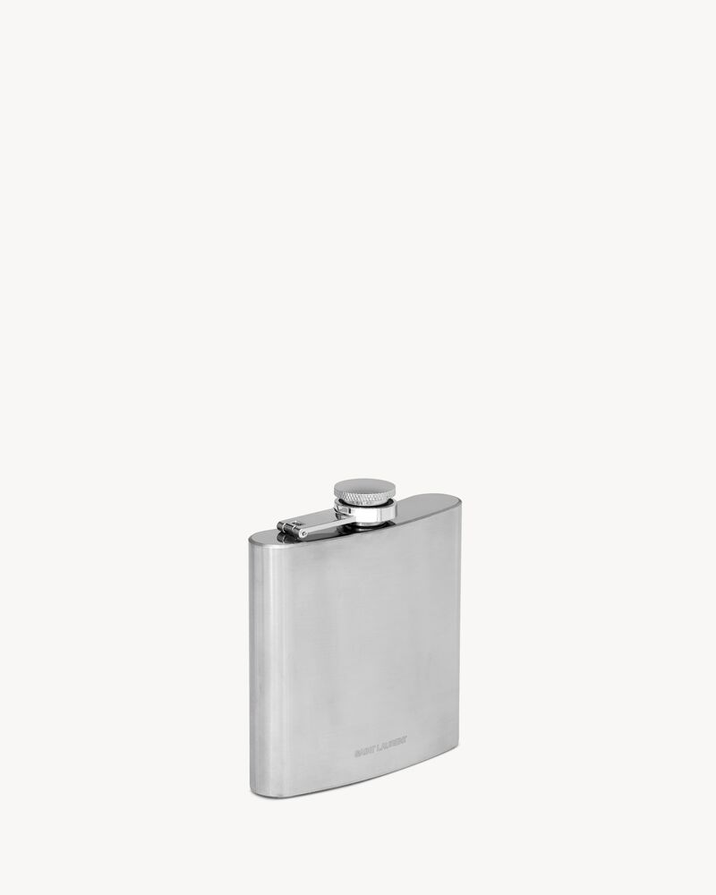 Saint Laurent Flask in Metal and leather