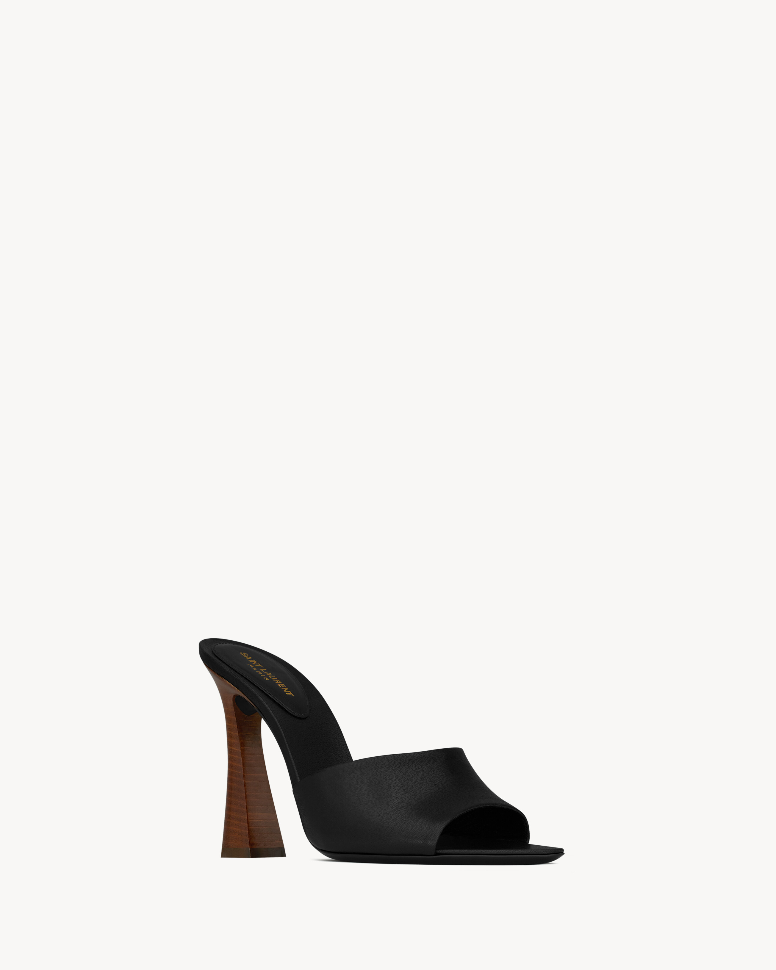 Suite mules in smooth leather