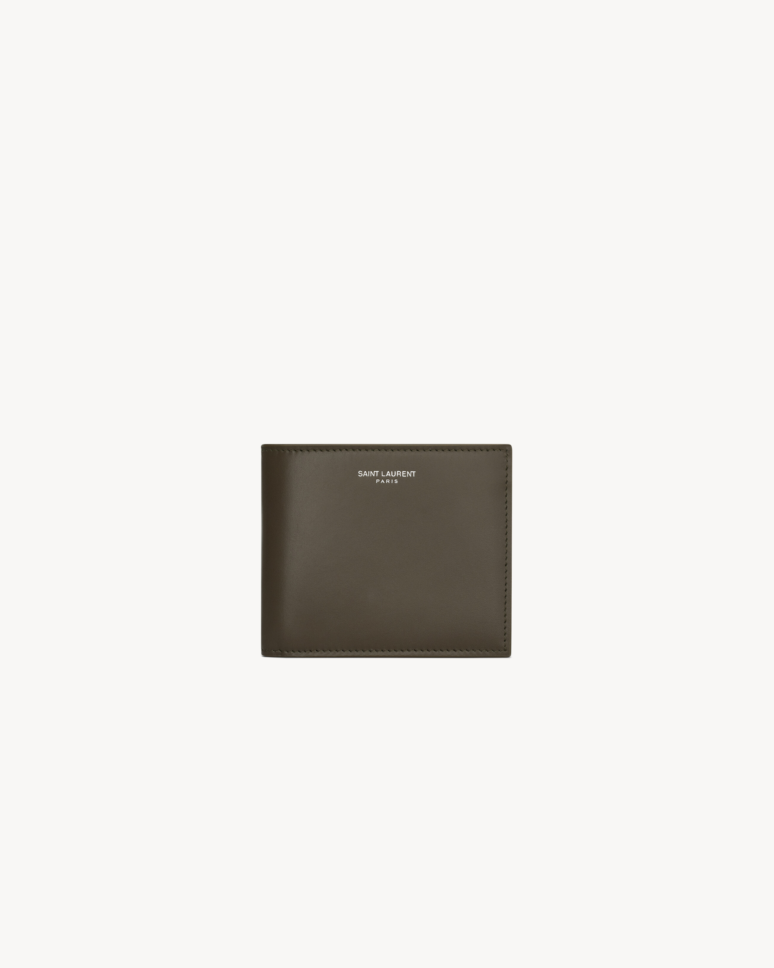 SAINT LAURENT PARIS East/West wallet with coin purse in smooth leather