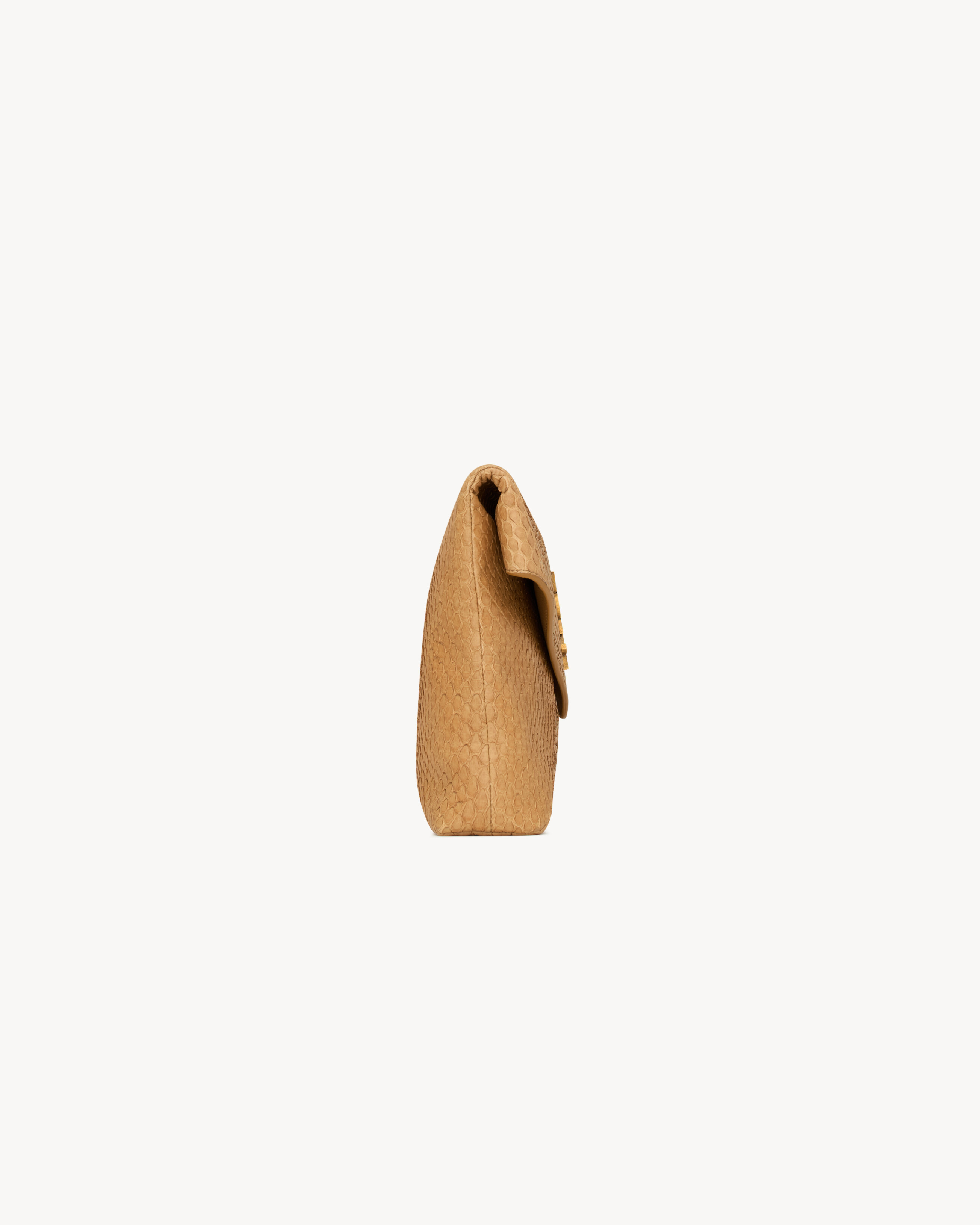 Große CASSANDRE Envelope-Tasche aus Pythonleder