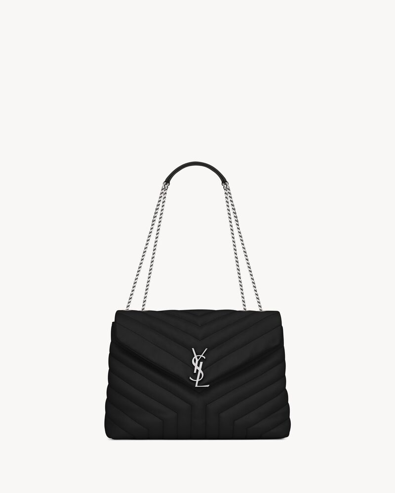 LOULOU MEDIUM TASCHE AUS „Y“-FÖRMIG GESTEPPTEM LEDER