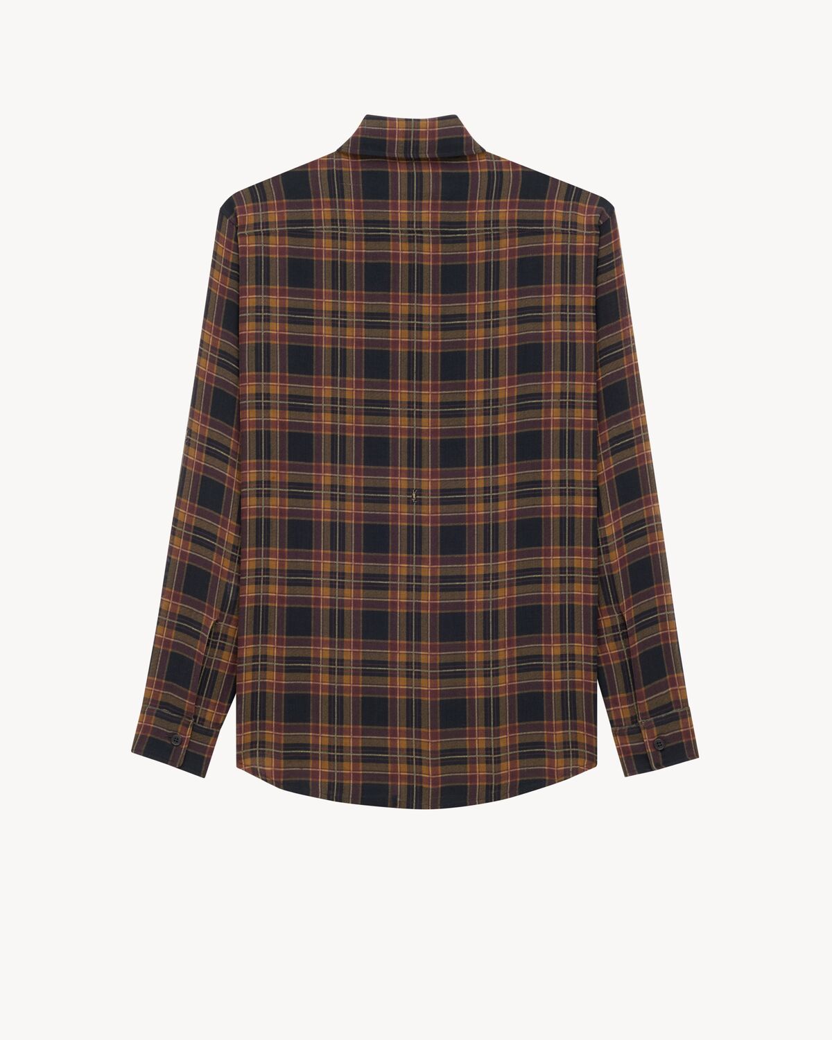 cassandre lavallière shirt in wool tartan