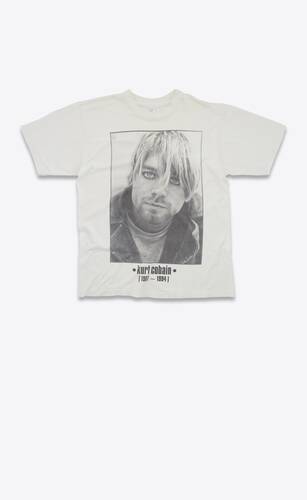 kurt cobain t-shirt in cotton