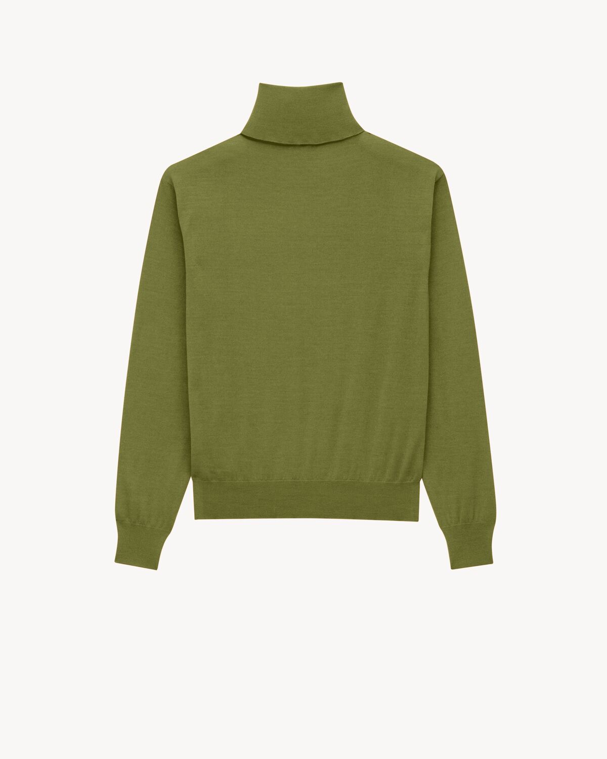 turtleneck sweater in cashmere, wool and silk