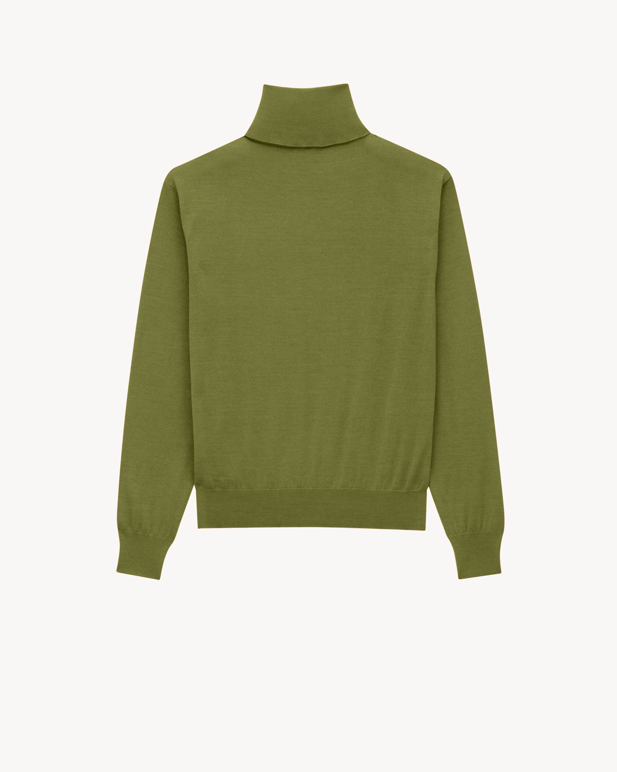 turtleneck sweater in cashmere, wool and silk