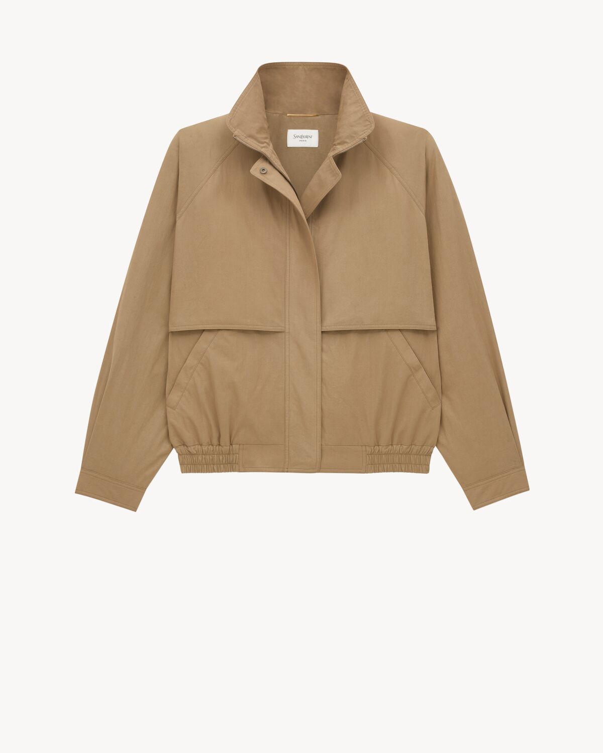jacket in cotton canvas