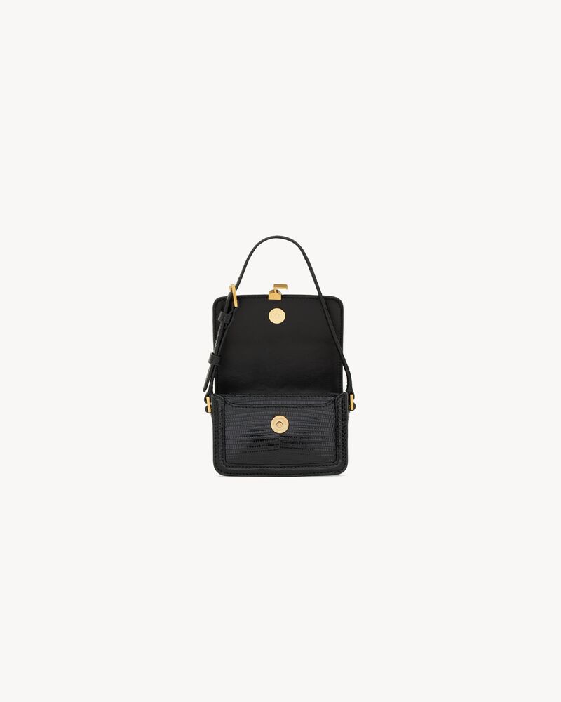 SOLFERINO micro bag in lizard