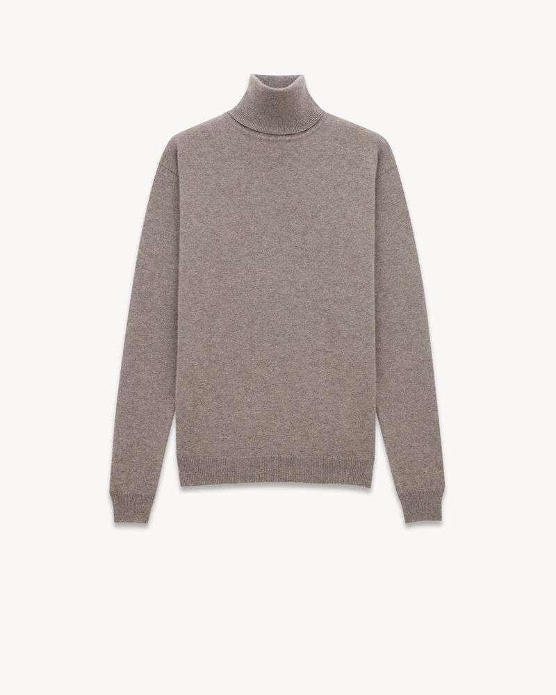 turtleneck sweater in cashmere