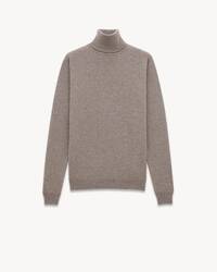 turtleneck sweater in cashmere