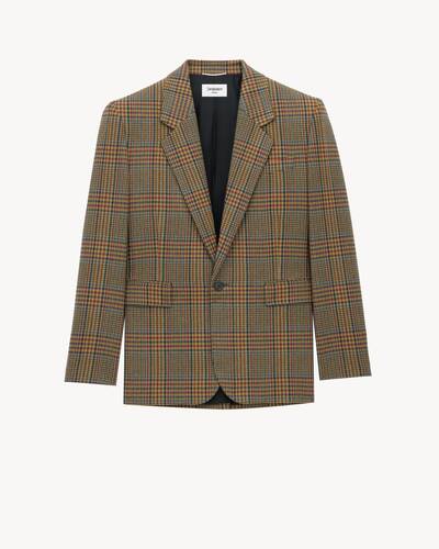 YSL サマーウールジャケット VESTE SUE CAVIAR 1506 774995 jacket in wool gabardine | Saint Laurent | YSL US