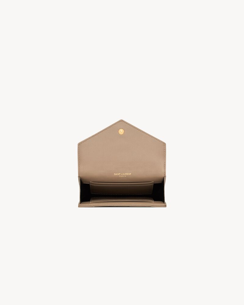 cassandre matelassé small envelope wallet in lambskin