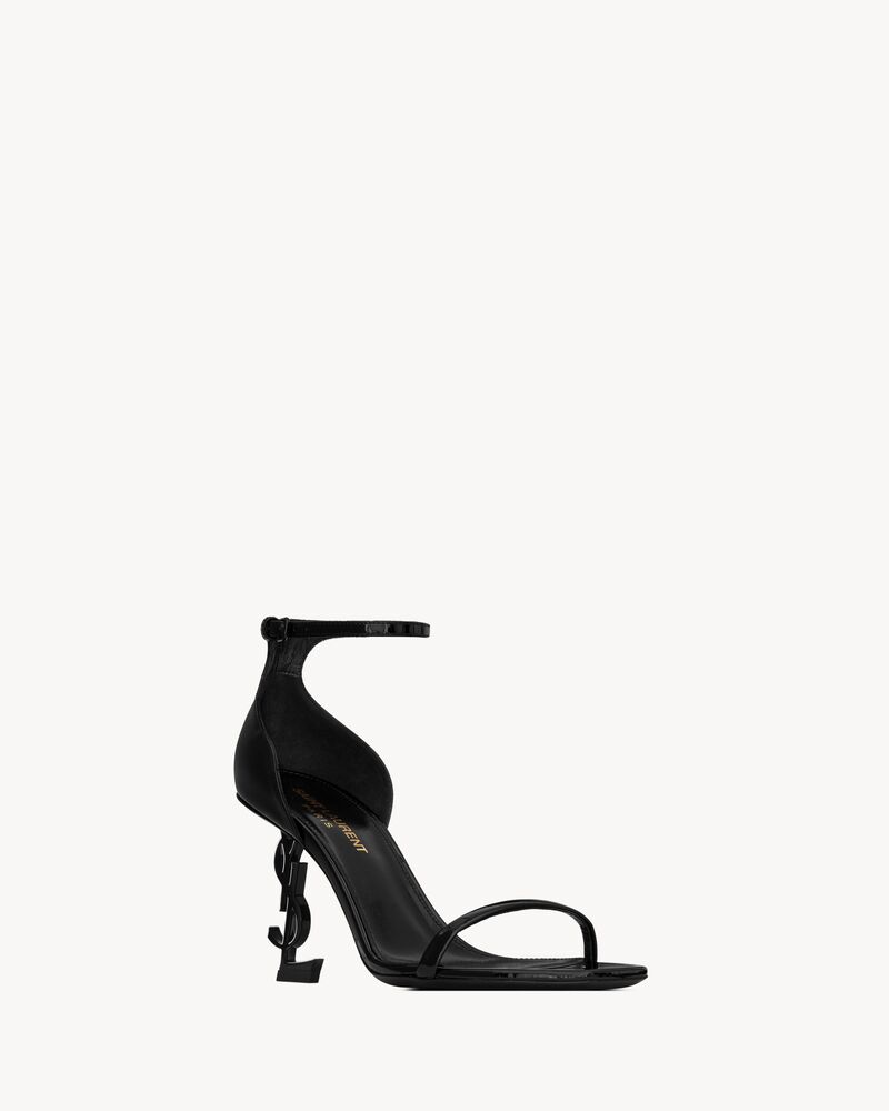 ysl heels with ysl logo