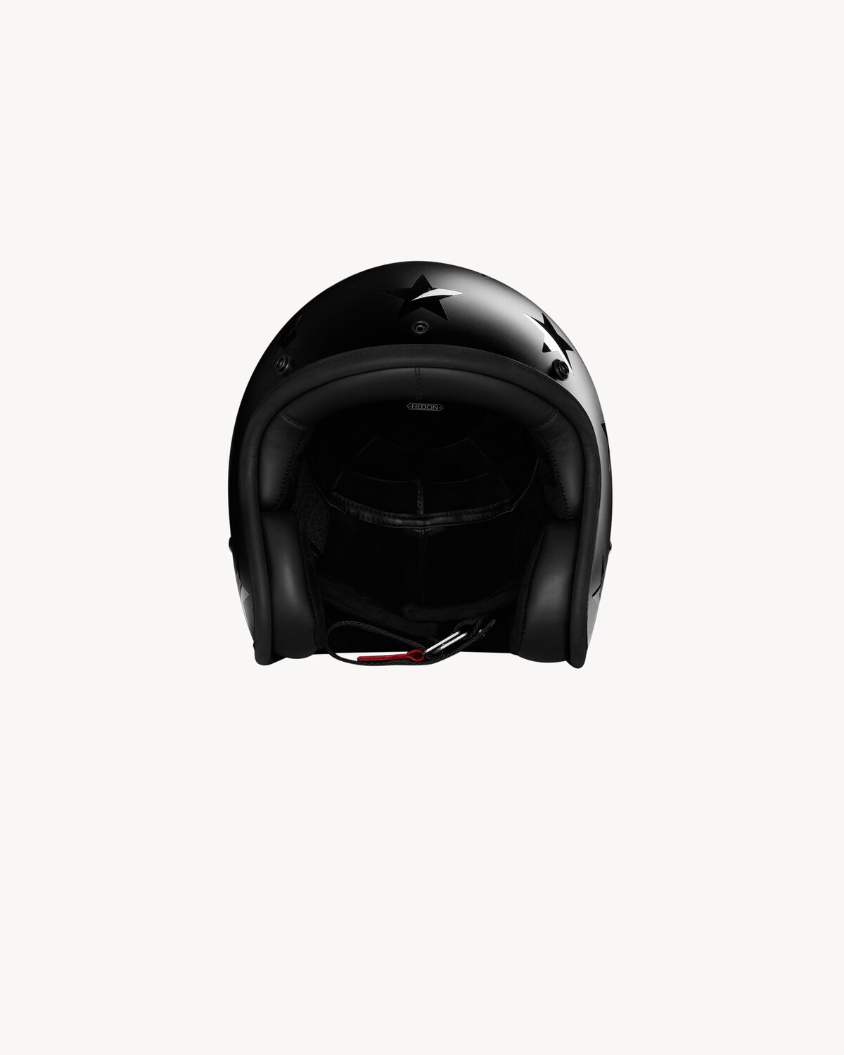 Star pattern Hedon Motorcycle helmet