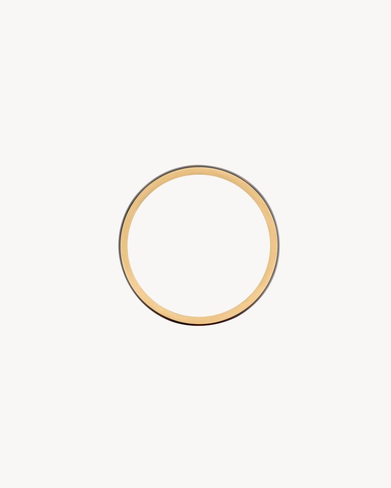 BRACELET JONC ÉCAILLE DE TORTUE EN RÉSINE ET MÉTAL