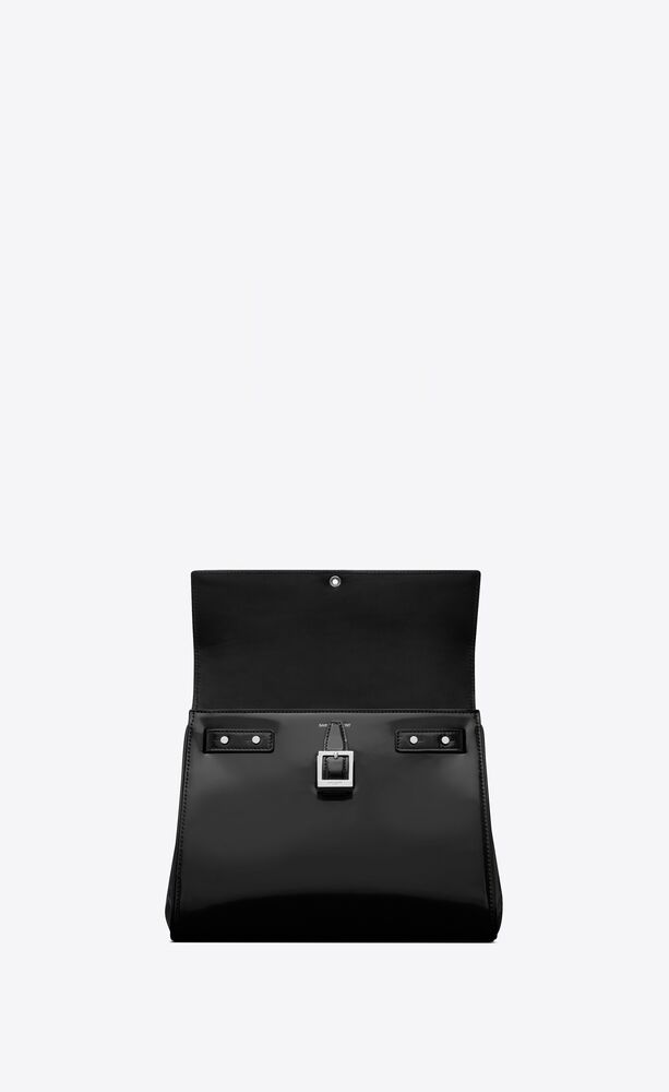 LE FERMOIR small top-handle in brushed leather | Saint Laurent | YSL.com