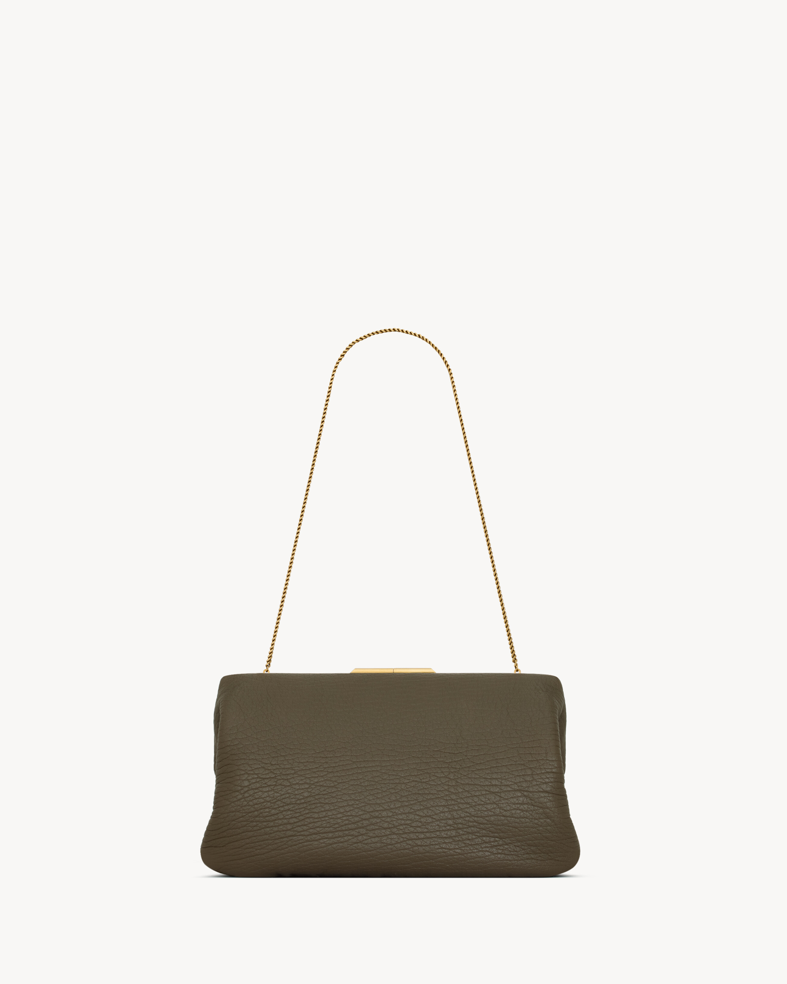 SAINT LAURENT CLUTCH large in lambskin